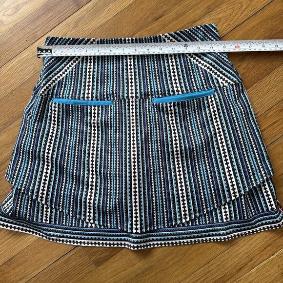Lucky In Love Women's Skorts Blue Geometrical Tennis Golf Size S - Picture 7 of 7